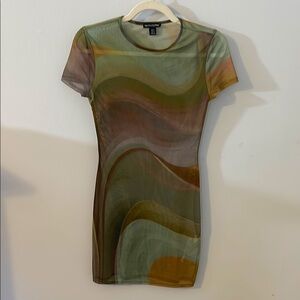 PrettyLittleThing sheer dress